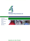 Hazel Bye Tiling & Flooring - 8 page Corporate Brochure